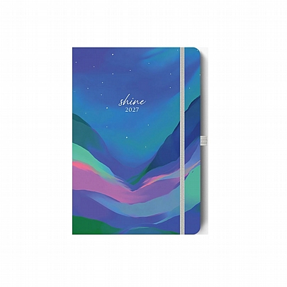 Ημερήσιο Ημερολόγιο με λάστιχο Free Dream 2027 - Shine (12x17) - AdBook
