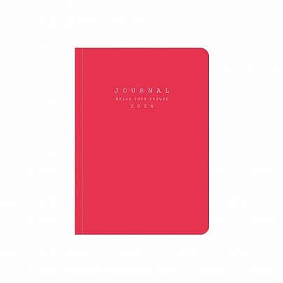 Ημερήσιο Ημερολόγιο Craft Journal 2024 - Rose Red (12x17) - AdBook