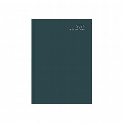Ημερήσιο Ημερολόγιο Simple Velvet Edition 2024 - Blue Navy (12x17) - AdBook