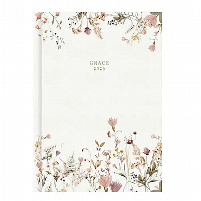 Ημερήσιο Ημερολόγιο Grace 2026 - Spring Flowers (17x25) - AdBook