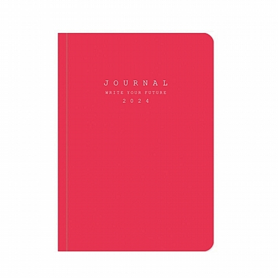 Ημερήσιο Ημερολόγιο Craft Journal 2024 - Rose Red (14x21) - AdBook