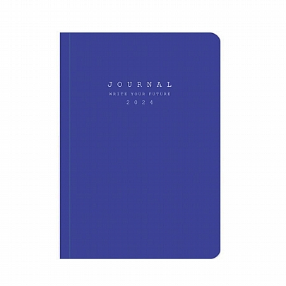 Ημερήσιο Ημερολόγιο Craft Journal 2024 - French Blue (14x21) - AdBook