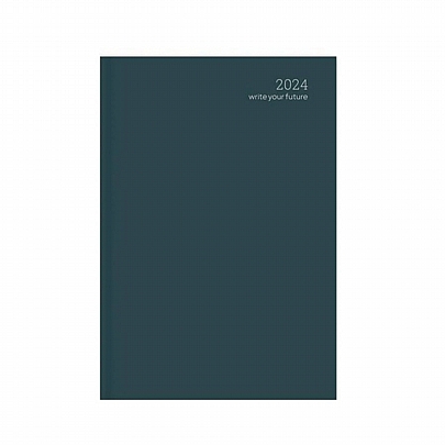 Ημερήσιο Ημερολόγιο Simple Velvet Edition 2024 - Blue Navy (14x21) - AdBook