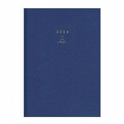 Ημερήσιο Ημερολόγιο Vie 2024 - Navy Blue (17x25) - AdBook