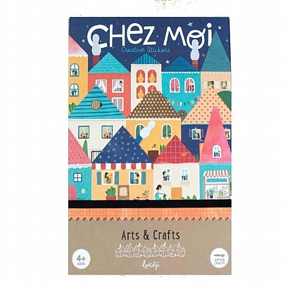 Arts & Crafts: Δημιουργώ την Πόλη μου με αυτοκόλλητα - Chez Moi - Londji