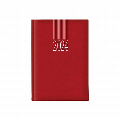 Ημερήσιο Ημερολόγιο Sidney 2024 - Κόκκινο (11x16.5) - Theofylaktos