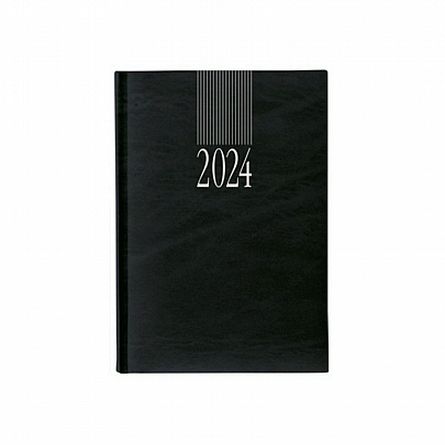 Ημερήσιο Ημερολόγιο Sidney 2024 - Μαύρο (11x16.5) - Theofylaktos