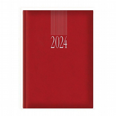 Ημερήσιο Ημερολόγιο Sidney 2024 - Κόκκινο (17x24) - Theofylaktos