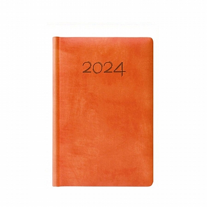 Hμερήσιο Ημερολόγιο Wall 2024 - Πορτοκάλι (14.5x20.5) - Theofylaktos