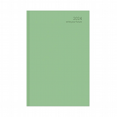 Ημερολόγιο Εβδομαδιαίο Simple Velvet Edition 2024 - Light Green (17x25) - AdBook