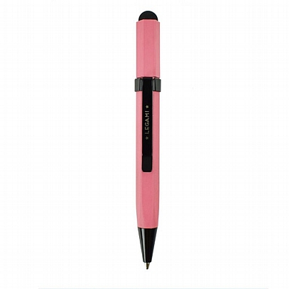 Στυλό Mini πολυτελείας & γραφίδα αφής Pink - Μαύρο (1.0mm) - Legami