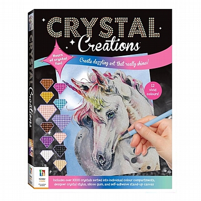 Crystal Creations: Κολάζ με στρας - Mythical Unicorn - Hinkler Create