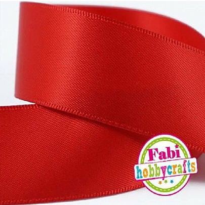 Κορδέλα Σατέν - Κόκκινη (2cmx45m) - Fabi