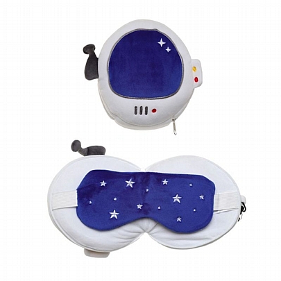 Σετ ταξιδιού μάσκα ύπνου & μαξιλαράκι - Space Cadet - Puckator