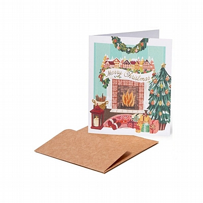 Χριστουγεννιάτικη Κάρτα με Φάκελο -  Christmas Tree (7x7) - Legami