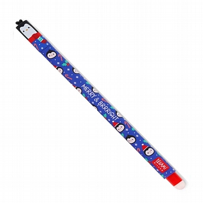 Στυλό που σβήνει Christmas Penguin - Μπλε - Legami
