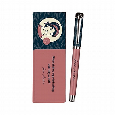 Στυλό πολυτελείας Jane Austen - Μπλε (0.6mm) -  Moses