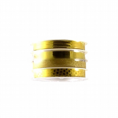 Κορδέλες Συσκευασίας - Χρυσές (4τμχ./1cmx4m) - Goldi Decor