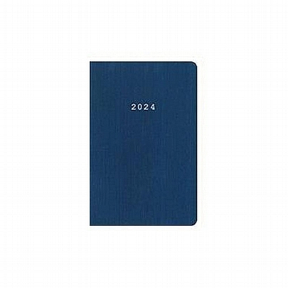 Ημερήσιο Ημερολόγιο Fabric 2024 - Μπλε (8x12) - Next