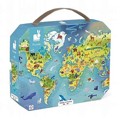 Παζλ - Η Γη (100κ.) - Janod