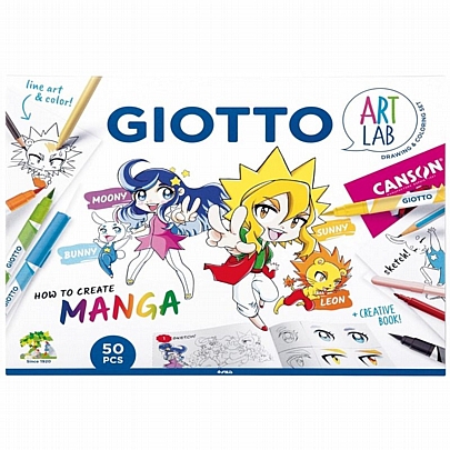 Σετ Δημιουργίας - How to Create Manga - Giotto Art Lab