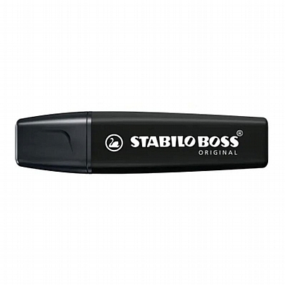 Μαρκαδόρος υπογραμμίσεως - Black - Stabilo Boss Original Pastel