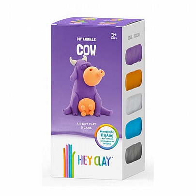 Κατασκευές από Πηλό (Air Dry) - Cow - Hey Clay