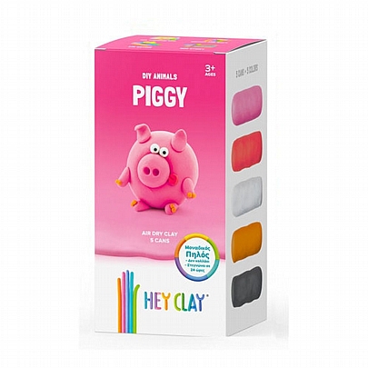 Κατασκευές από Πηλό (Air Dry) - Piggy - Hey Clay