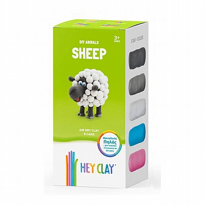 Κατασκευές από Πηλό (Air Dry) - Sheep - Hey Clay
