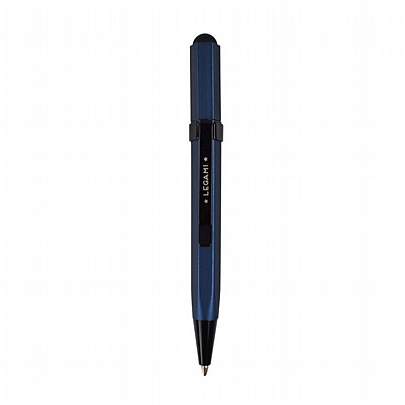 Στυλό Mini πολυτελείας & γραφίδα αφής Metallic Blue - Μπλε (1.0mm) - Legami