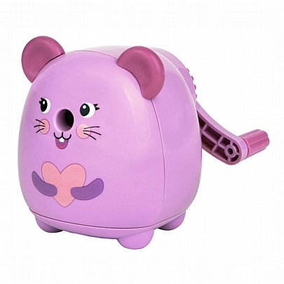 Ξύστρα επιτραπέζια με ροδέλα & Δοχείο - Mouse - Moses