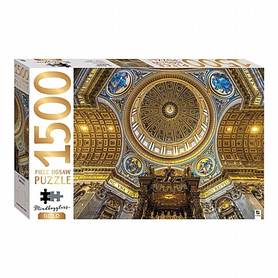 Παζλ με Χρυσές λεπτομέρειες - St. Peter’s Basilica (1500κ) - Hinkler