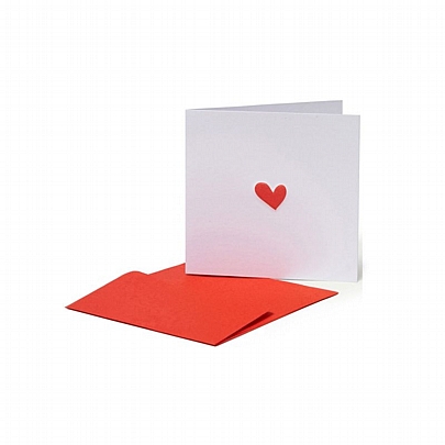 Ευχετήρια κάρτα με φάκελο - I Love You (7x7) - Legami