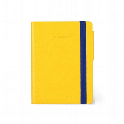 Σημειωματάριο λευκό με λάστιχο - Yellow Freesia (9x13) - Legami