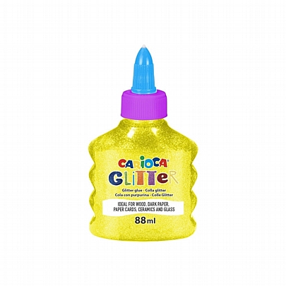 Glitter Glue - Neon Κίτρινο (88ml) - Carioca Glitter