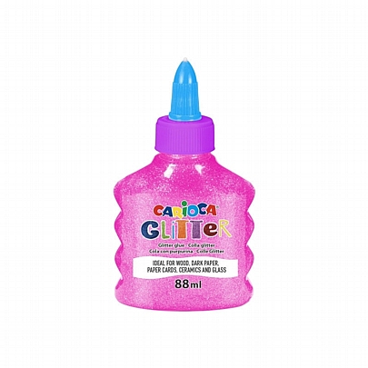 Glitter Glue - Neon Ροζ (88ml) - Carioca Glitter