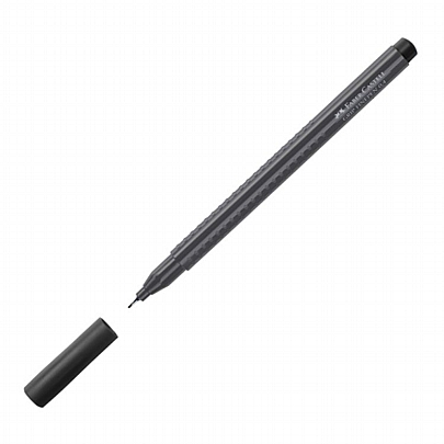 Στυλό μαρκαδοράκι - Μαύρο (0.4mm) - Faber-Castell Grip