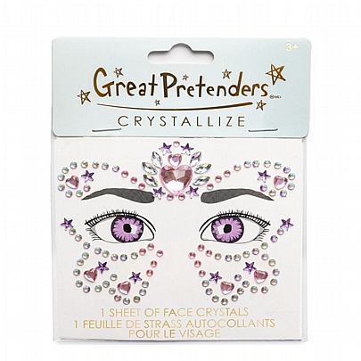 Αυτοκόλλητα προσώπου - Πεταλούδα της Καρδιάς - Great Pretenders