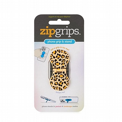 Βάση & Holder για κινητό - Leopard Skin - Zipgrips