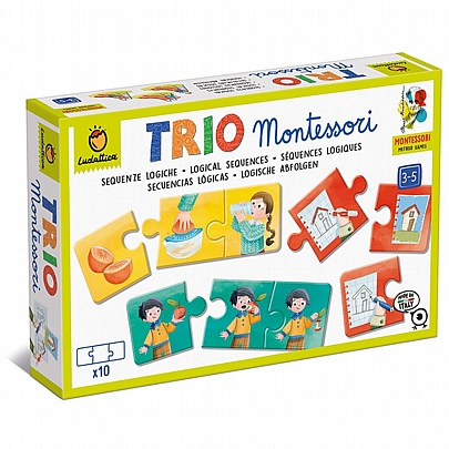 Trio Montessori: Λογικές Ακολουθίες (10x3 ζευγάρια) - Ludattica
