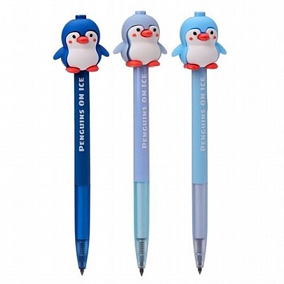 Μολύβι Διαρκείας με Κουμπί - Penguin (HB) - Puckator