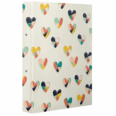 Ντοσιέ με 2 κρίκους - Hearts (21x29) - Pukka