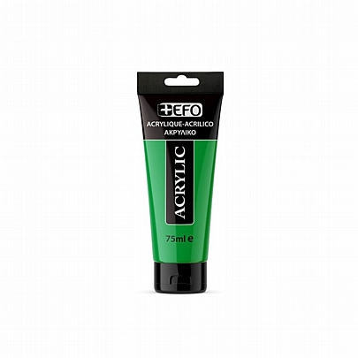 Ακρυλικό χρώμα - Green Permanent (75ml) - +Efo