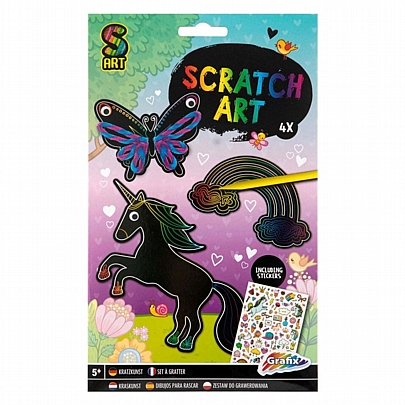 Scratch Art - Μονόκερος - Grafix