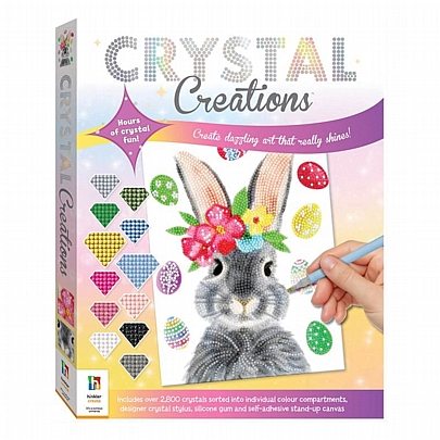 Crystal Creations: Κολάζ με στρας - Easter Bunny - Hinkler Create