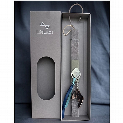 Πασχαλινή λαμπάδα Αρωματική Γκρι (24εκ.) - Μπρελόκ & Μαγνητάκι: Gaming