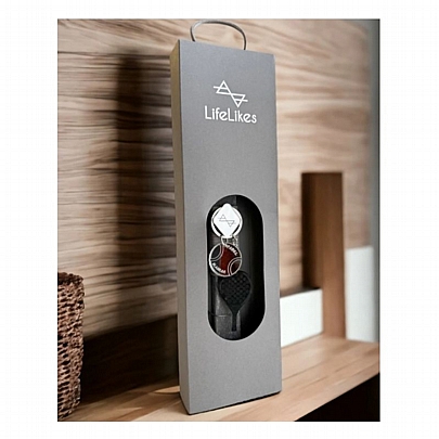 Πασχαλινή λαμπάδα Αρωματική Καφέ (24εκ.) - Μπρελόκ & Μαγνητάκι: Padel