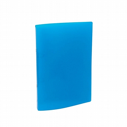 Ντοσιέ PP 2 Κρίκων O-ring - Fluo Μπλε (19x26) - Groovy