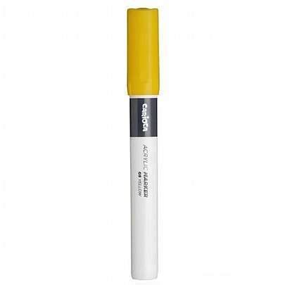 Ακρυλικός μαρκαδόρος - Yellow (2.0mm) - Carioca Plus