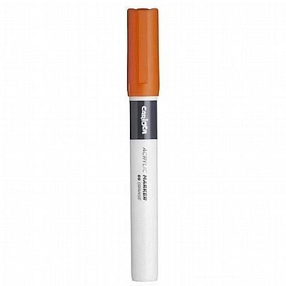 Ακρυλικός μαρκαδόρος - Orange (2.0mm) - Carioca Plus